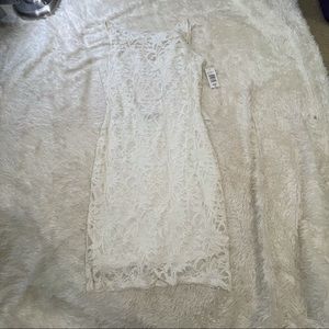 NWT Off White Lace Dress